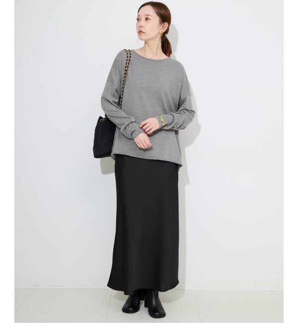 SLOBE IENA「サテンナロースカート」|スカート|