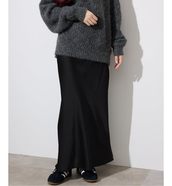 SLOBE IENA「サテンナロースカート」|スカート|