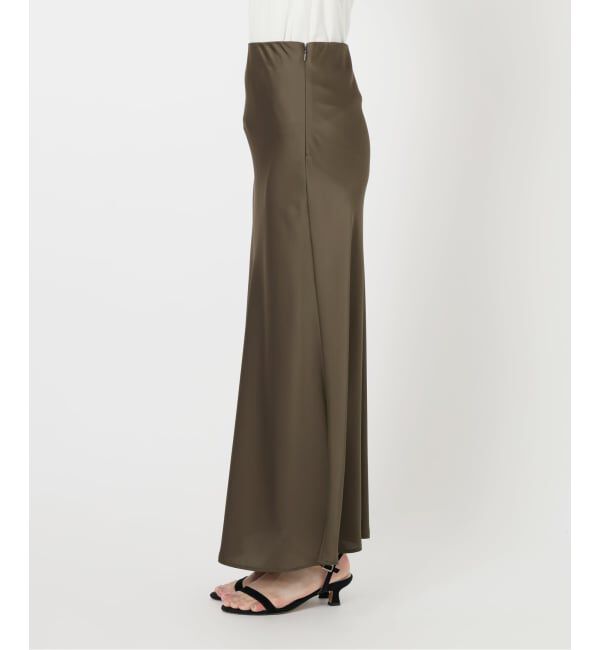 SLOBE IENA「サテンナロースカート」|スカート|