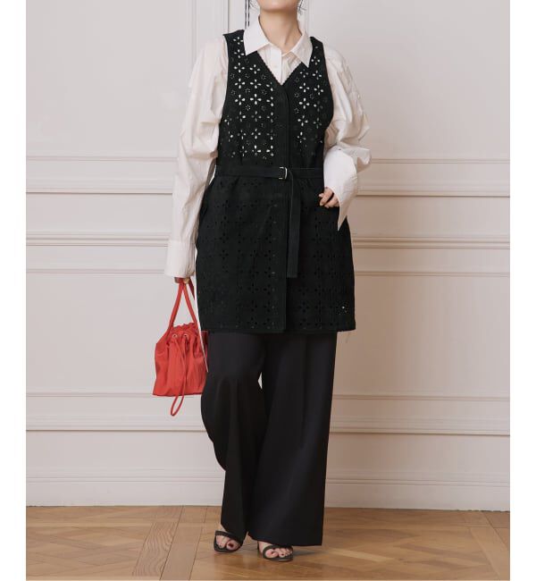 IENA LA BOUCLE「IENA LA BOUCLE Punching Suede 2WAY Vest」|ダウンベスト・ベスト|
