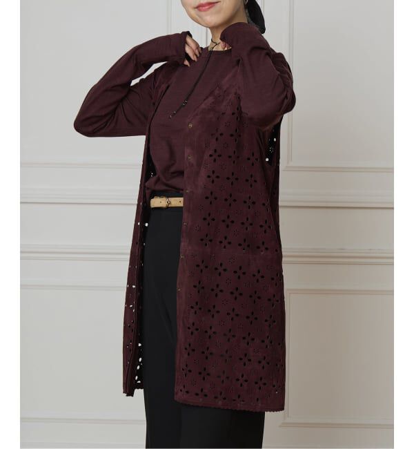 IENA LA BOUCLE「IENA LA BOUCLE Punching Suede 2WAY Vest」|ダウンベスト・ベスト|