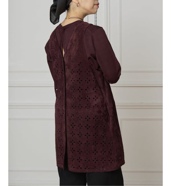 IENA LA BOUCLE「IENA LA BOUCLE Punching Suede 2WAY Vest」|ダウンベスト・ベスト|