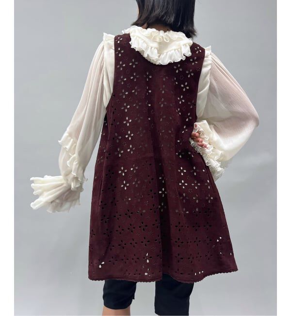 IENA LA BOUCLE「IENA LA BOUCLE Punching Suede 2WAY Vest」|ダウンベスト・ベスト|