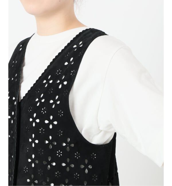 IENA LA BOUCLE「IENA LA BOUCLE Punching Suede 2WAY Vest」|ダウンベスト・ベスト|