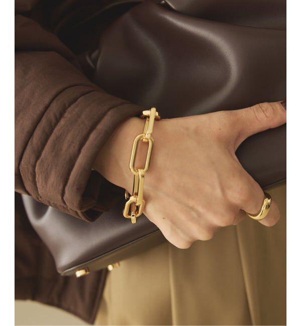 VERMEIL par iena「eliou エリウ BRACELET ESLEG070 ゴールド」|ブレスレット・バングル|ゴールド