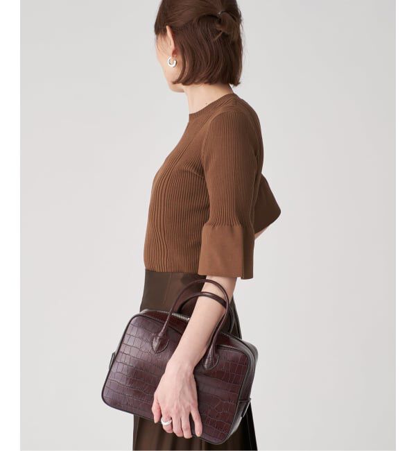 VERMEIL par iena「cotton stretch RIB プルオーバー」|ニット・セーター|