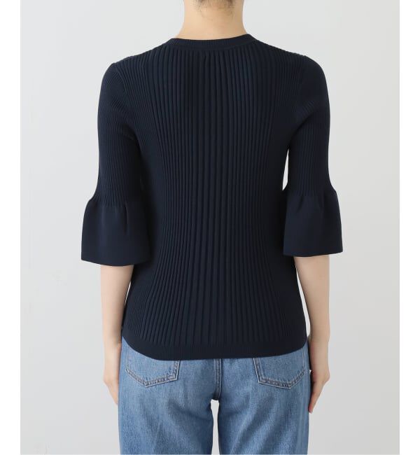 VERMEIL par iena「cotton stretch RIB プルオーバー」|ニット・セーター|