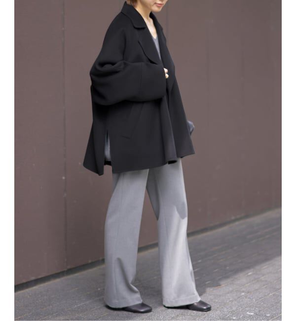 IENA「《WEB限定/追加2》スーパー160ダブルフェイスショートコート」|その他|