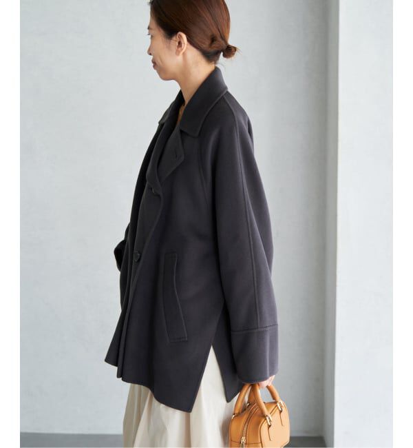 IENA「《WEB限定/追加2》スーパー160ダブルフェイスショートコート」|その他|