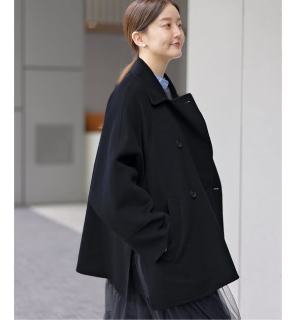 IENA「《WEB限定/追加2》スーパー160ダブルフェイスショートコート」|その他|