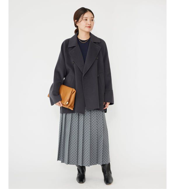 IENA「《WEB限定/追加2》スーパー160ダブルフェイスショートコート」|その他|