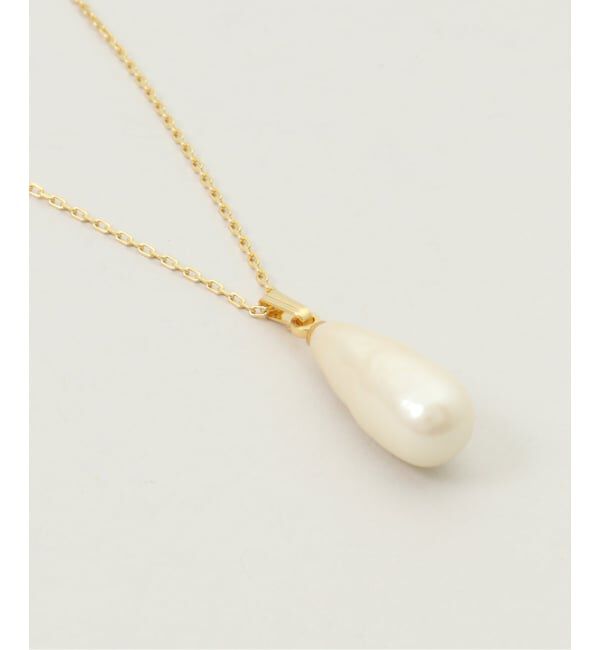 SLOBE IENA「SLOBE ガラスパールネックレス」|ネックレス|