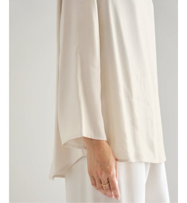 IENA「Maison IENAフィブリルTブラウス」|シャツ・ブラウス|