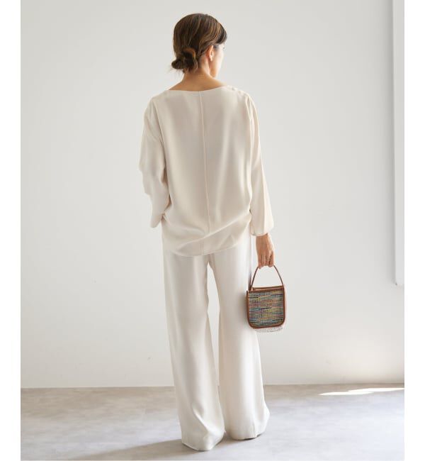 IENA「Maison IENAフィブリルTブラウス」|シャツ・ブラウス|