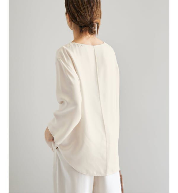 IENA「Maison IENAフィブリルTブラウス」|シャツ・ブラウス|