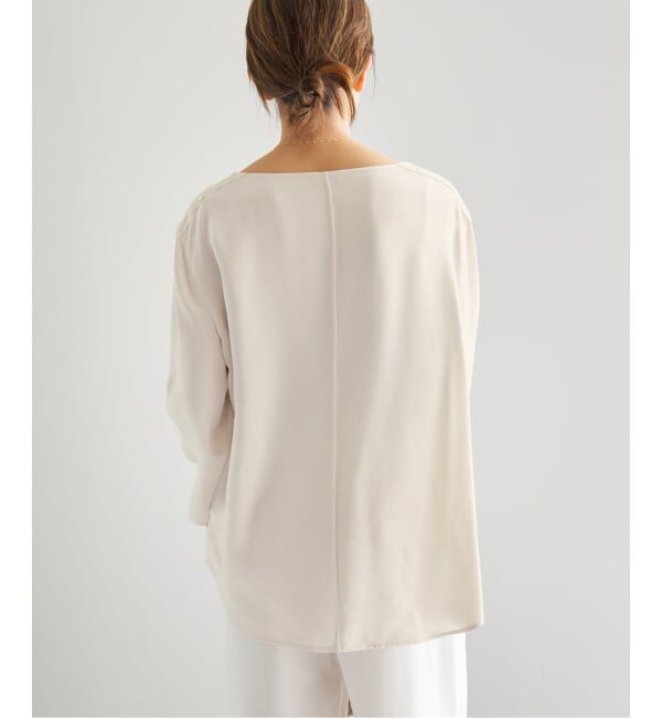 IENA「Maison IENAフィブリルTブラウス」|シャツ・ブラウス|