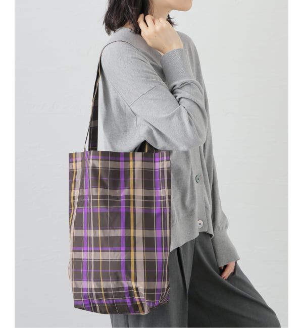 IENA「GRUPPOCINQUEカラーチェックトート」|トートバッグ|