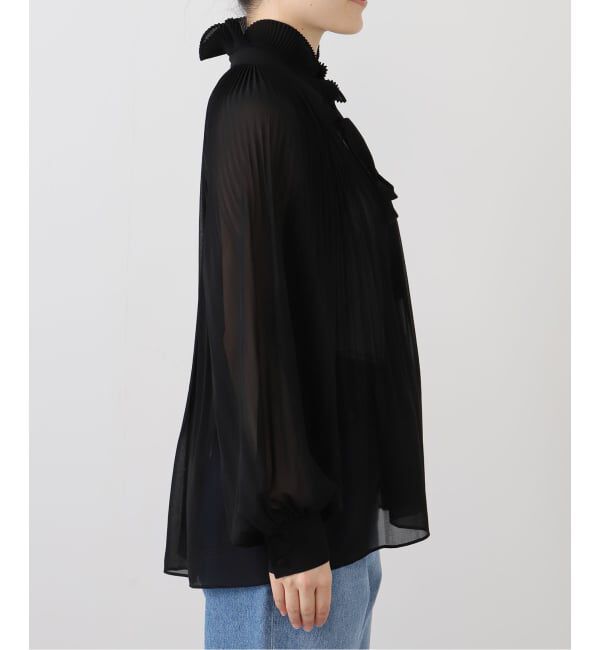 IENA「L'UNE/リュンヌ CHIFFON BL ブラウス」|シャツ・ブラウス|