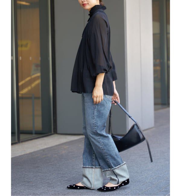 IENA「L'UNE/リュンヌ CHIFFON BL ブラウス」|シャツ・ブラウス|