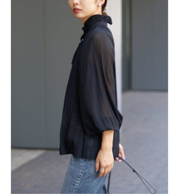 IENA「L'UNE/リュンヌ CHIFFON BL ブラウス」|シャツ・ブラウス|