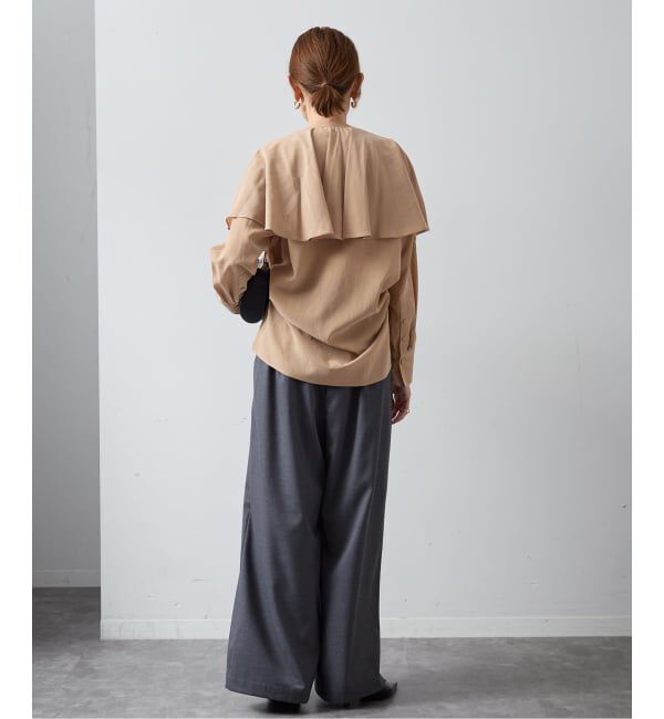 VERMEIL par iena「ruffle collar ブラウス」|シャツ・ブラウス|