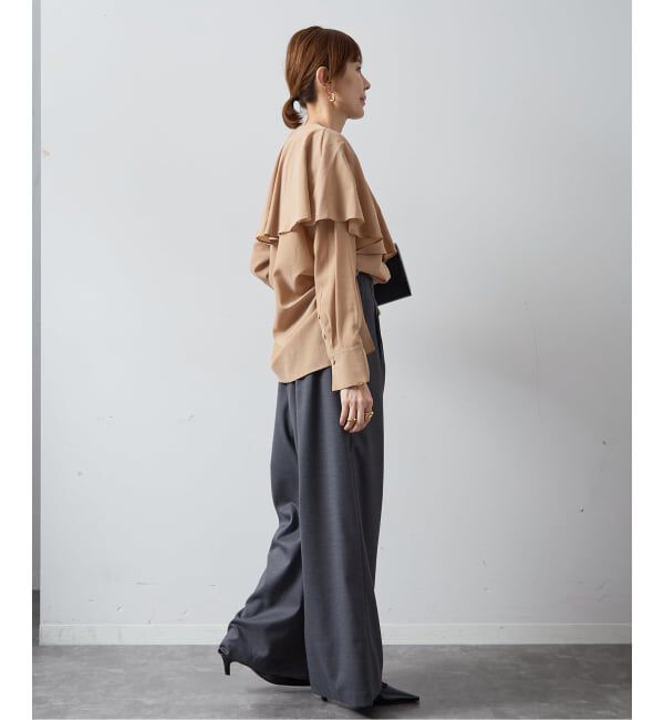 VERMEIL par iena「ruffle collar ブラウス」|シャツ・ブラウス|