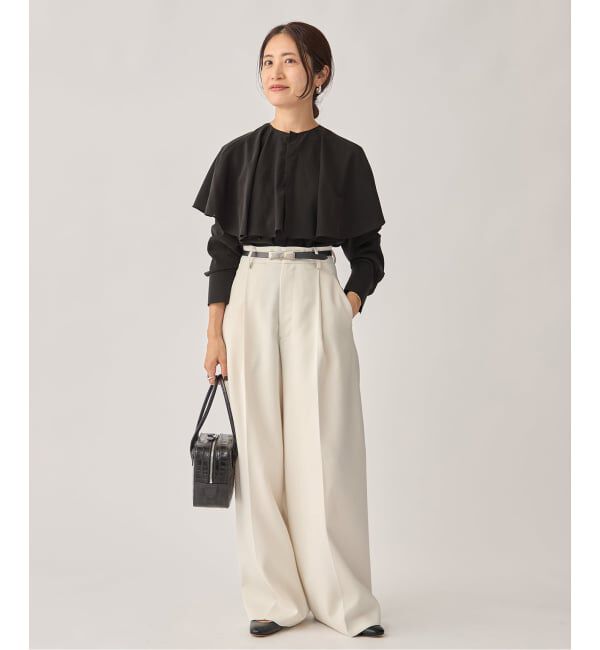 VERMEIL par iena「ruffle collar ブラウス」|シャツ・ブラウス|