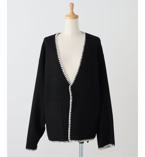 SLOBE IENA「ブランケットステッチニットジャケット」|その他|