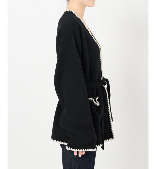 SLOBE IENA「ブランケットステッチニットジャケット」|その他|