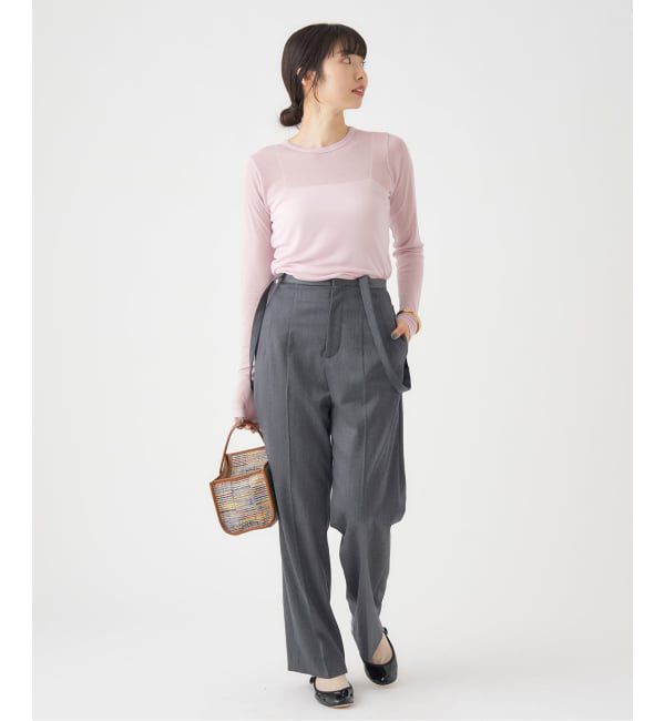 IENA「《追加2》リヨセルカシミヤロングTシャツ」|Tシャツ・カットソー|