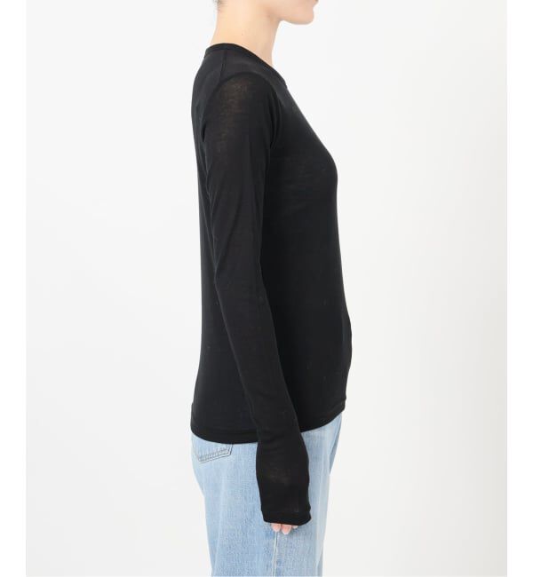 IENA「《追加2》リヨセルカシミヤロングTシャツ」|Tシャツ・カットソー|
