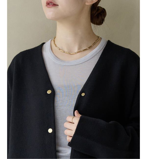 IENA「《追加2》リヨセルカシミヤロングTシャツ」|Tシャツ・カットソー|グレーB