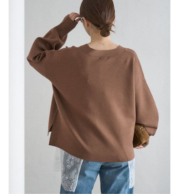 IENA「《追加4》スーパーファインスムース ショートカーディガン」|カーディガン|