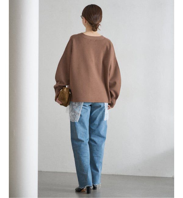 IENA「《追加4》スーパーファインスムース ショートカーディガン」|カーディガン|