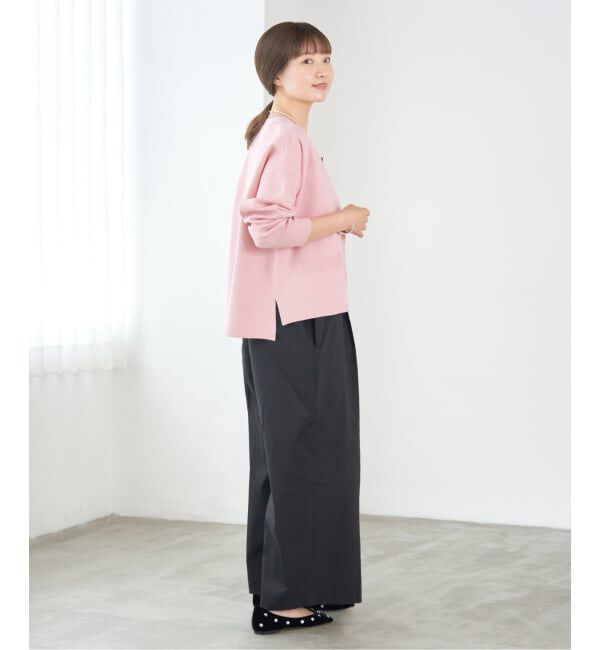 IENA「《追加4》スーパーファインスムース ショートカーディガン」|カーディガン|