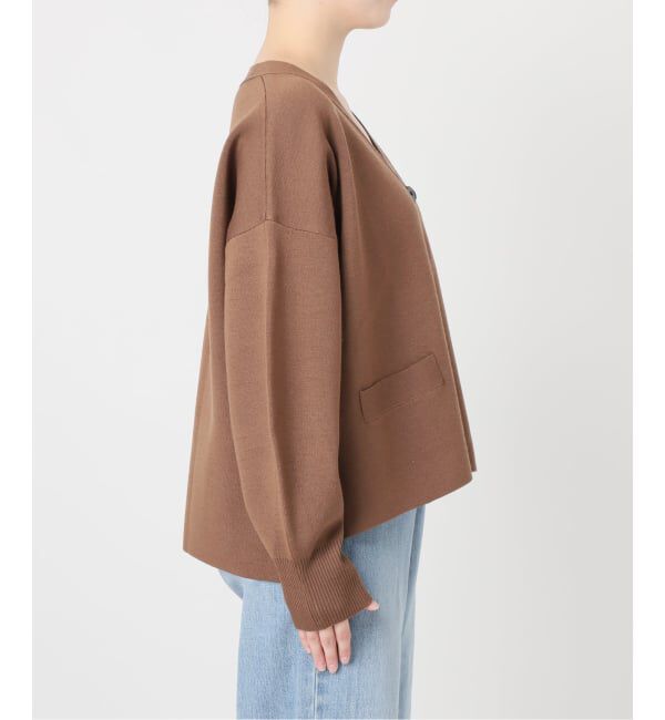 IENA「《追加4》スーパーファインスムース ショートカーディガン」|カーディガン|