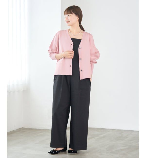 IENA「《追加4》スーパーファインスムース ショートカーディガン」|カーディガン|