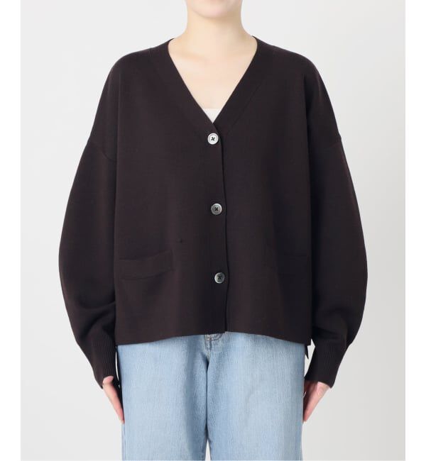 IENA「《追加4》スーパーファインスムース ショートカーディガン」|カーディガン|