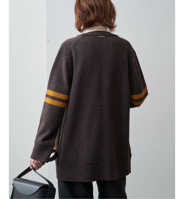 VERMEIL par iena「Collage LOGO カーディガン」|カーディガン|