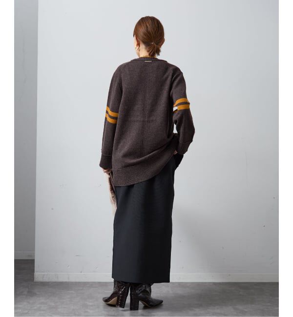 VERMEIL par iena「Collage LOGO カーディガン」|カーディガン|