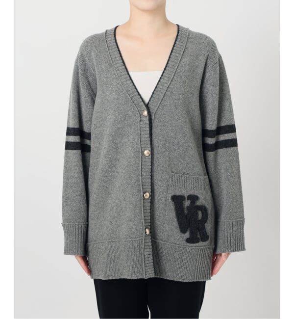 VERMEIL par iena「Collage LOGO カーディガン」|カーディガン|