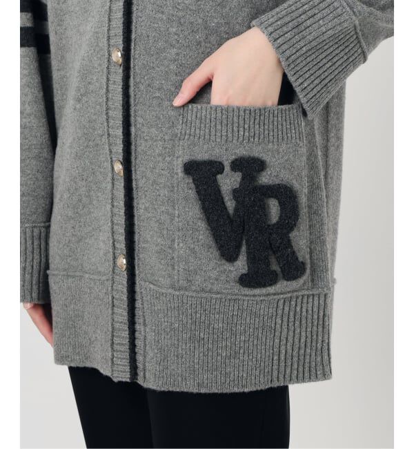 VERMEIL par iena「Collage LOGO カーディガン」|カーディガン|