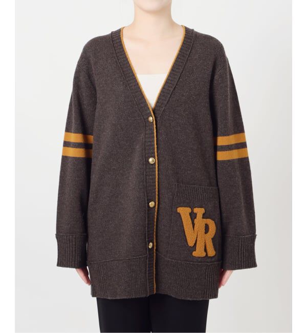 VERMEIL par iena「Collage LOGO カーディガン」|カーディガン|