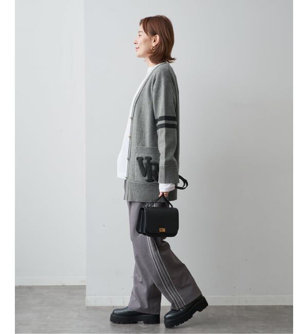 VERMEIL par iena「Collage LOGO カーディガン」|カーディガン|