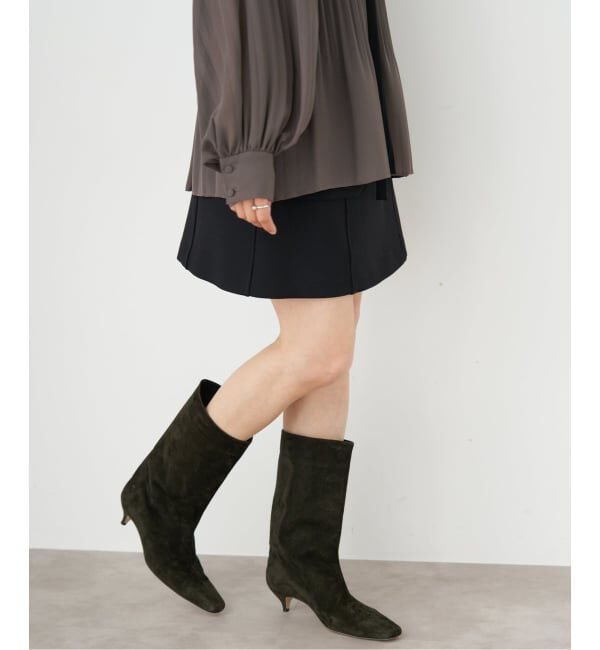 IENA「《追加》FLEXウールライトミニスカート」|スカート|