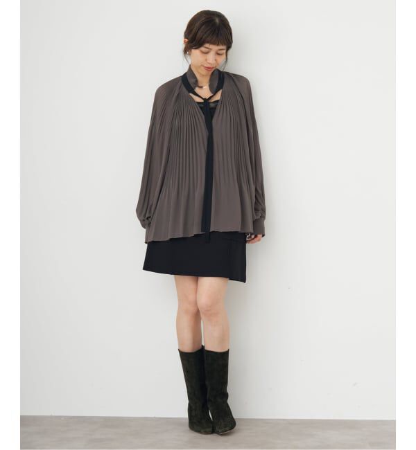 IENA「《追加》FLEXウールライトミニスカート」|スカート|