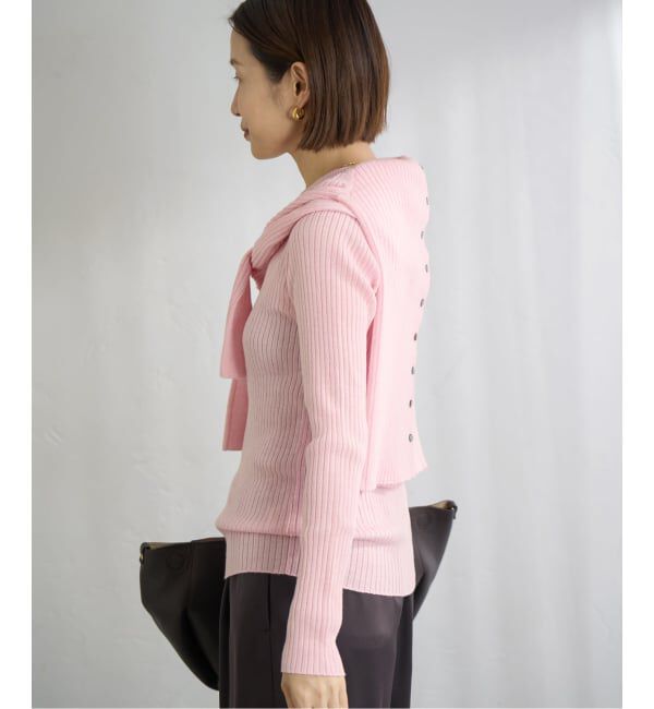 IENA「EXメリノリブ クルーネックプルオーバー」|ニット・セーター|