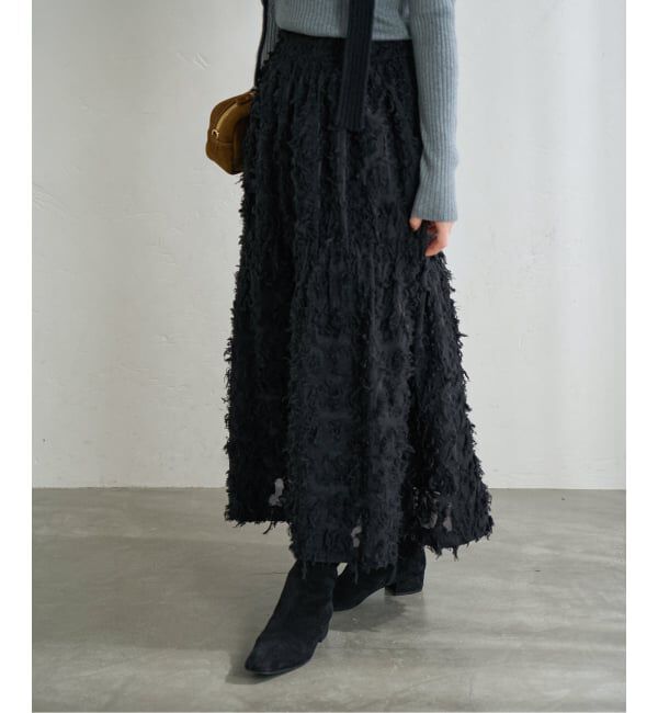IENA「カットジャガードスカート」|スカート|