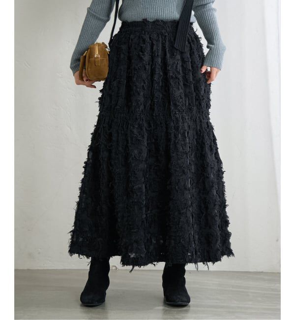 IENA「カットジャガードスカート」|スカート|