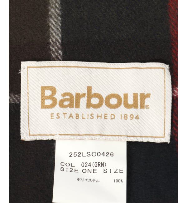 SLOBE IENA「Barbour/バブアー hailestartan scarf LSC0426TN11」|マフラー|